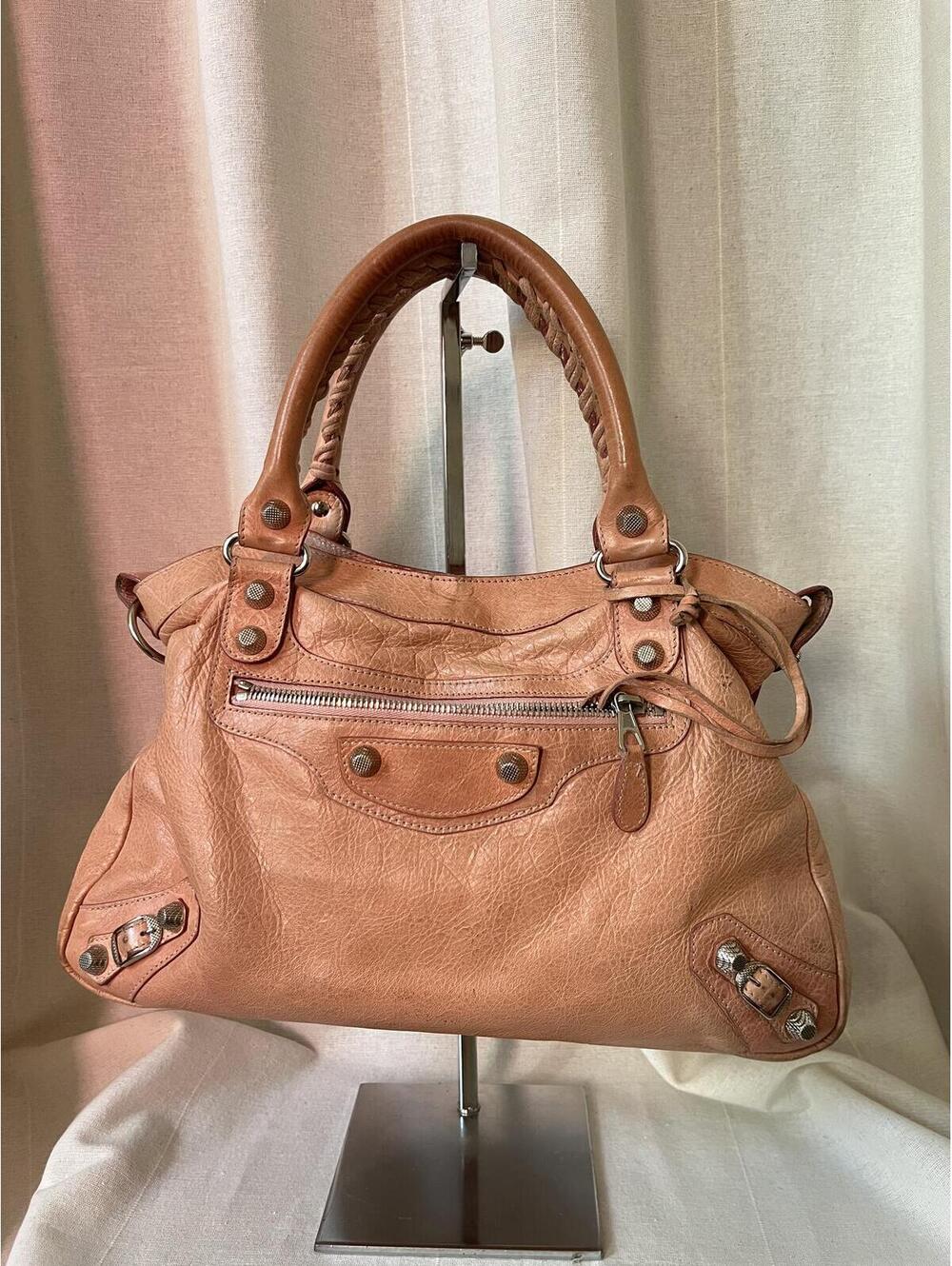 BALENCIAGA CITY SALMON PINK 2014 WANG ERA (TOWN BAG)